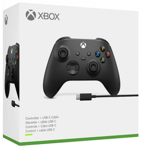 Microsoft XBOX Controller Wireless + USB Cable Windows 10