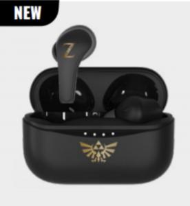 OTL Technologies Nintendo Legend of Zelda Cuffie Wireless In-ear Musica e Chiamate Bluetooth Nero