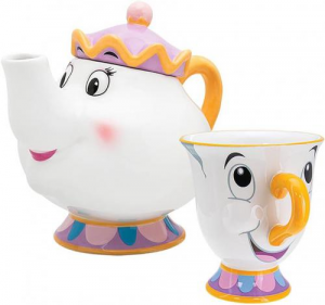 Set Teiera - Mrs Samovar E Zip - La Bella E La Bestia