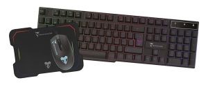 TECHMADE TM-COMBOGAMING TASTIERA MOUSE E MOUSEPAD GAMING