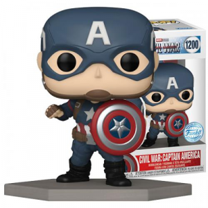Funko POP! Marvel Civil War Captain America (1200) EXM (fk4)