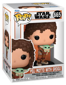 FUNKO POP Star Wars The Mandalorian Peli Motto w/Grogu 665