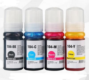Ecotank Epson T102 T104 ET-2710, 2711, 2720, 2700, 2750 Giallo
