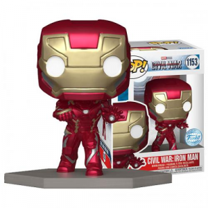 Funko POP! Marvel Civil War: CW Iron Man (1153) EXM (fk6)