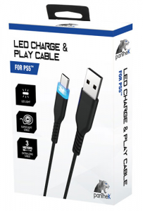 Panthek Led Charge & Play Cable (Soft Cable) 3Mt Ps5