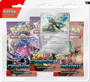 Pokemon Cronoforze Blister 3 Buste + 1 Card