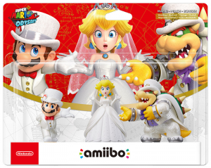 Amiibo Super Mario Odyssey Pack 3 in 1 Mario/Peach/Bowser