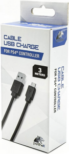 PANTHEK PS4 Cavo di Ricarica Pairing USB Controller (3M)