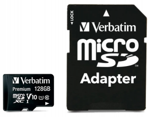 Memoria Micro SDXC 128 Gb con Adattatore - Classe 10