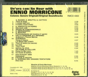 Un'ora con Ennio Morricone (Colonna sonora)

Cd Audio
Per le foto del prodotto contattateci.