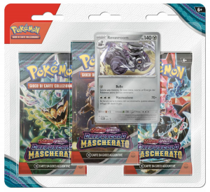 Pokemon Crepuscolo Mascherato Blister 3 Buste + 1 Card