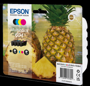 EPSON 604 CARTUCCIA D'INCHIOSTRO 4 PZ ORIGINALE RESA STANDARD NERO, CIANO, MAGENTA, GIALLO