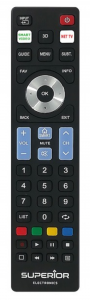 The universal remote for Smart TV LG, Samsung, Sony, Philips and Panasonic