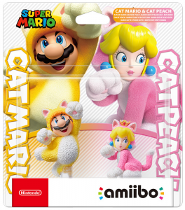 Amiibo Super Mario Pack 2 in 1 Cat Mario & Cat Peach