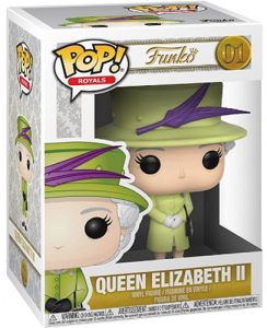 FUNKO POP Royal Family Queen Elizabeth II Green Suit 01