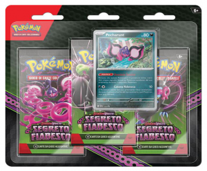 Pokemon Segreto Fiabesco Blister 3 Buste + 1 Card