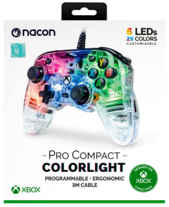 NACON XBOX Controller Compact Pro Retroillum. Trasparente