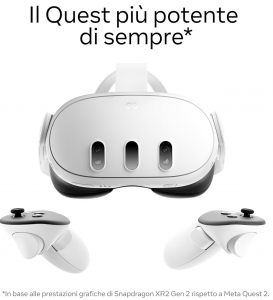Visore 3D Oculus Meta Quest 3 da 128gb type-C con 2 Controller in dotazione