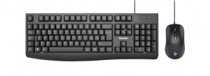 Vultech Kit Tastiera E Mouse Con Filo USB