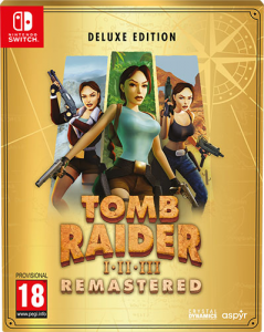 Tomb Raider I-III Remastered Starring Lara Croft Deluxe Ed.

Nintendo switch - Avventura
Versione Italiana