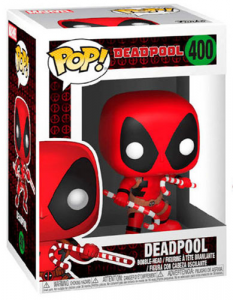 FUNKO POP Holiday Deadpool Candy Canes Bobble 400