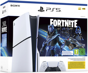 PlayStation 5 D Chassis Slim Cobalt Star Fortnite