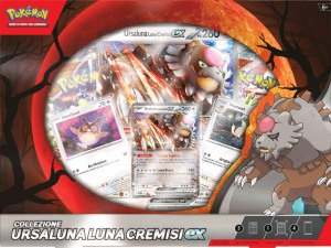 Pokemon Collezione Ex Box Ursaluna Luna Cremisi EX