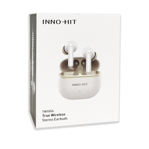 INNO-HIT Auricolari TWS05A True Wireless Stereo con Custodia di Ricarica Colore Bianco