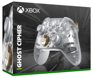 Microsoft XBOX Controller Wireless Ghost Cipher Special Ed.