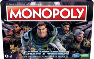 Hasbro Gaming Monopoly Edizione Lightyear Di Disney Pixar