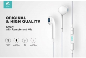 Auricolari con Mic e Controllo EarPods 1.2 mt Bianco