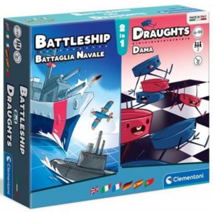 Dama & Battaglia Navale. Gioco da tavolo