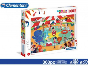 MAXI SUP.PUZZLE 100PZ 40X27X4 CIRCU