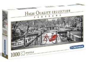 Puzzle 1000 Pezzi Panorama Amsterdam Bicycle