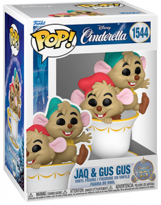 FUNKO POP Disney Cenerentola 75th Jaq & Gus Gus in Cup 1544