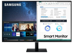 SAMSUNG 27” SMART MONITOR LED S27AM500 WIFI FULL HD HDMI PC NETFLIX DAZN PS4