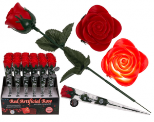 Rosa Rossa Led 1pz Assortimento
