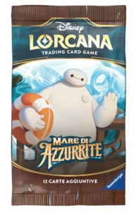 Disney Lorcana Mazzo Mare di Azzurrite Booster Pack 12 carte ITA