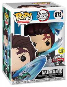 FUNKO POP Demon Slayer Tanjiro Kamado w/Dragon GLOW 873
