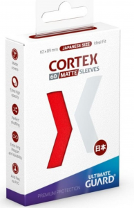 Manicotti Ultimate Guard 60 Cortex taglia giapponese rosso opaco