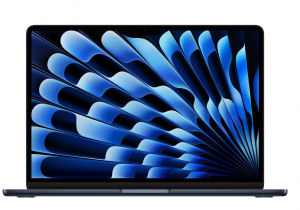 Apple MacBook Air 13": Chip M3 con CPU 8-core e GPU 8-core, 256GB SSD - Mezzanotte