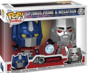 Funko POP! Retro Toys: Tranfsormers 40th anniversary – Optimus Prime & Megatron 2-Pack Special Edition