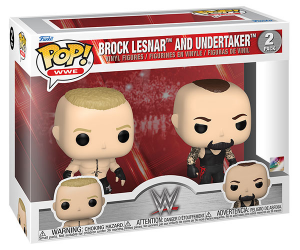 FUNKO POPS WWE Brock Lesnar and Undertaker 2 Pack
