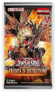 Yu-Gi-Oh! 1 Bustina eredita' di Distruzione ITA ( Il prezzo si intende per singola Bustina )