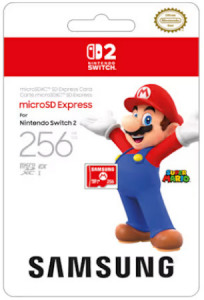 NINTENDO SWITCH 2 Samsung Micro SD Express 256GB