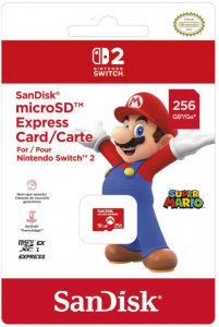 NINTENDO SWITCH 2 SanDisk Micro SD Express 256GB

Uscita prevista:
05/06/2025