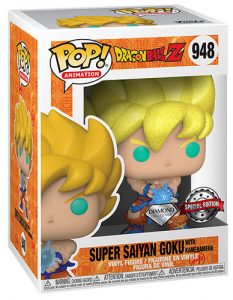 Funko Pop ! Dragon Ball Z : SS Goku w/ Kamehameha 948 DG Exc