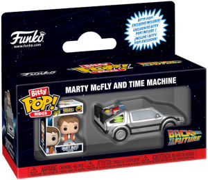 FUNKO BITTY POP Ride Back to the Future Marty & Time Machine