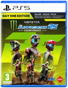 Monster Energy Supercross 25 Day One Edition

PlayStation 5 - Guida/Racing
Versione Italiana