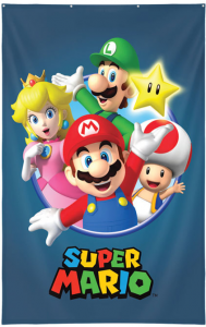 Wall Decor Super Mario Personaggi 125x85cm